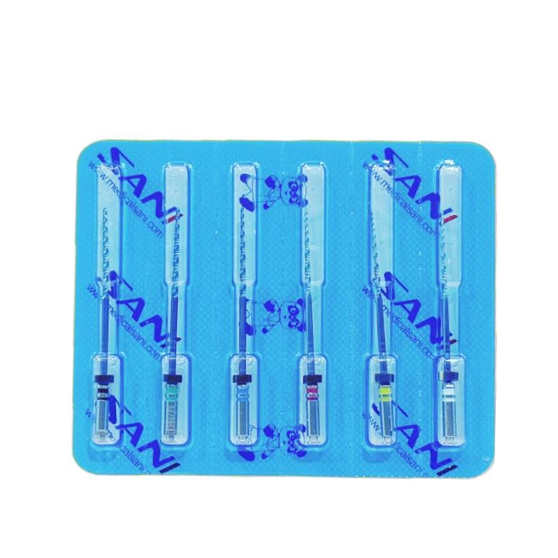 SANI BS Blue Storm, benzersiz dikdörtgen ve üçgen kombinasyonlu çift kesitli (double cross-section) tasarımı sayesinde kanal duvarlarına sıkışmadan, 'tek eğe' konforunda (molding with one file) hızlı şekillendirme sağlar.