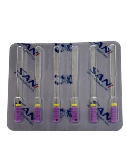 SANI H-File, kök kanal tedavisinde yüksek kesim verimliliği ve etkin debris (artık) tahliyesi için özel olarak tasarlanmış paslanmaz çelik el eğesidir. "Hedstrom" tipi keskin bıçak yapısı, çekme hareketiyle dentin duvarlarını hızla şekillendirir. Esnek ve dayanıklı çelik alaşımı sayesinde kırılmaya karşı dirençlidir ve kavisli kanallarda güvenle kullanılır