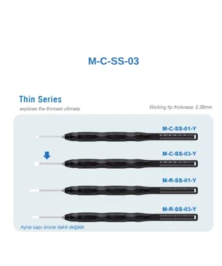 SANI Thin Serisi Sabit Mikro Ayna Ucu 0.38mm – Yuvarlak (M-C-SS-03)