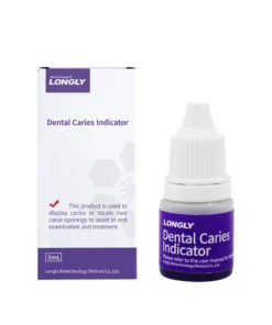 Longly marka 5ml şişe formunda dental karies (çürük) indikatörü. Aktif demineralize çürük bölgelerini seçici olarak boyayarak sağlıklı dentin ile enfekte doku sınırını görünür kılan, minimal invaziv (MID) tedaviyi destekleyen ve kök kanal ağızlarını lokalize etmek için kullanılan tanısal boyama ajanı.