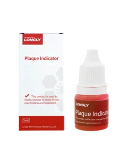 Longly marka 5ml şişe formunda dental plak indikatörü (Plaque Indicator). Diş yüzeylerindeki bakteri biyofilmini (plak) seçici olarak boyayıp görünür hale getiren, periodontal tedavi takibinde, ortodontik braket çevresi hijyen kontrolünde ve hasta eğitiminde (fırçalama motivasyonu) kullanılan tanısal boyama solüsyonu.