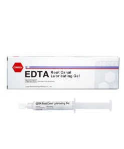 Longly marka 6g şırınga formunda EDTA kök kanal kayganlaştırıcı jel. Endodontik kanal preparasyonunda enstrüman kırılmasını önleyen, dentin smear tabakasını kaldıran ve suda çözünen sıcaklığa duyarlı dental jel.