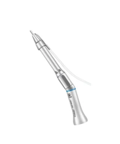 Posterior ve zor anatomik bölgelerde optimum görüş açısı ve ergonomi sağlayan 20° açılı kafa tasarımına sahip cerrahi piyasemen . E-tipi elektrik motor bağlantısı, paslanmaz çelik rulman yapısı, 40.000 dev/dk hızı ve tek dış su spreyi ile aydınlatma gerektirmeyen kemik cerrahisi ve implant uygulamaları için tasarlanmıştır