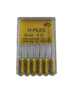 Kanal preparasyonunda şekillendirmeyi devam ettirir. Yüksek kesme verimliliği (great cutting ability) ve esnek yapısıyla ideal formun oluşturulmasına yardımcı olur . Kaymayı önleyici sapı sayesinde güvenlidir . Kutu içeriği: 6 adet