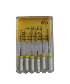 Geniş kanallarda standart dışı preparasyon ihtiyacını karşılar. Dairesel kesiti sayesinde yüksek kesme kabiliyeti ve kalıntı tahliyesi sağlar . ISO standartlarına uygun renk kodlu kaymaz kauçuk sapa sahiptir . Kutu içeriği: 6 adet