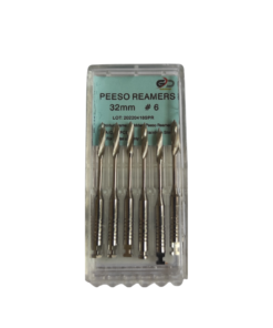 Golddent Peeso Reamers endodontik döner kanal eğesi, kök kanal tedavisinde üst düzey performans ve güvenlik sağlamak üzere tasarlanmıştır. Diş hekimliğinde sıklıkla 'Pesso' olarak da aratılan bu enstrüman, kanalın koronal üçlüsünün şekillendirilmesinde ve post yuvası hazırlığında etkin çözümler sunar