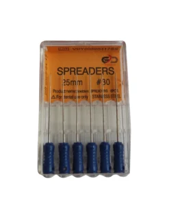 Kök kanal tedavilerinde (Endodonti) kanal dolgu materyallerinin lateral (yanal) kondenzasyonu için özel olarak tasarlanmış Golddent Spreader el eğesi