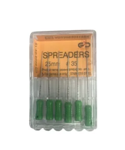 Kök kanal tedavilerinde (Endodonti) kanal dolgu materyallerinin lateral (yanal) kondenzasyonu için özel olarak tasarlanmış Golddent Spreader el eğesi